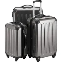 Hauptstadtkoffer Set de valises en titane, Valise, Gris