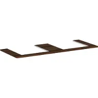 Hansgrohe Xelu Q Console avec 2 découpes, 1360x550, pour vasque à poser, polie, 54099630