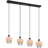 TRIO Suspension BORKA, 4 flammes