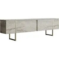 Skye Decor , Luxe - Travertin, Gold, Meubles TV, Travertin, 180 x 50 x 30 cm