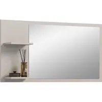 Ebuy24 Station miroir 2 étagères miroir, cachemireReproduction.