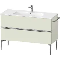 Duravit Sivida bâti-support pour lavabo, 2 tiroirs, poignée profilée chromée, 1210x477x591mm, pour ME by Starck, SV4646010HH0000