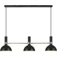Markslöjd LARRY Lampe à suspendre noire 3 ampoules