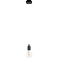 Nowodvorski Lighting Lustre sur fil 6404 SILICONE noir I pendentif