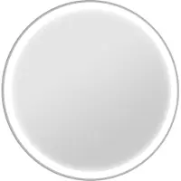 Aiorber Miroir rond LED 60 cm fonction tactile antibuée dimmable Memory cadre alu miroir mural avec lumière blanc