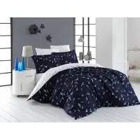 Brotex® Lin inclus Satin 140x200, 70x90cm Liberta blue