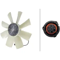 Hella Ventilateur de refroidissement moteur 24 V 5 broches IAM-Expertise adapté notamment pour VOLVO FM