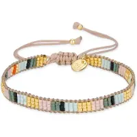 Luxenter Bracelet En Cristal Multicolore Fini En Or Jaune 18k - Lukshu