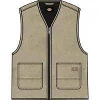 Dickies Canvas Summer Vest Beige L Homme