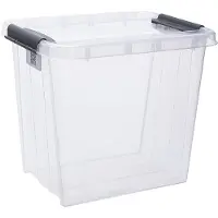 Un plast team Boîte de rangement PROBOX 53,0 litres transparente