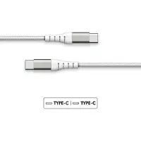 Force Power Lite Câble Renforcé USB C / USB C 3A 1.
