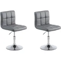 CLP lot de 2 Lounger Palma V2 similicuir