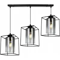 Light11 HOME Suspension moderne et élégante avec abat-jour en verre
