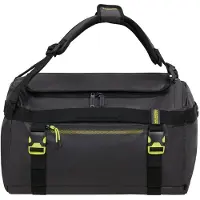 American Tourister sac de voyage sac à dos Urban Track Duffle / Backpack Coated 60L Black / Lime noir