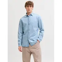 Jack & Jones Chemise 'JJESTANLEY' bleu denim