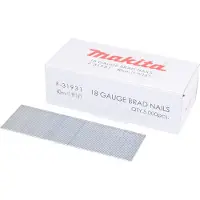 Makita Clous à tête homme galvanisés 40mm, 5000 pcs ( F-31931) pour cloueuse DBN500/AF505/AF506