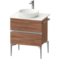 Duravit Sivida Meuble sous-lavabo sur console, 2 tiroirs, poignée profilée chromée, 645x475x548mm, SV4657010790000