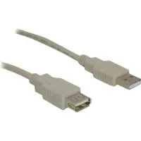 DeLOCK - Rallonge de câble USB - USB (M) pour USB (F) - 1.8 m - pour P/N: 61477, 61478, 61693, 61746, 61772, 66202, 88537
