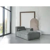 Miuform Flex Felix - Longchair 1 place pour canapés modulaires Accoudoir DROIT - 92x154cm - Canapé Canapé modulaire élément