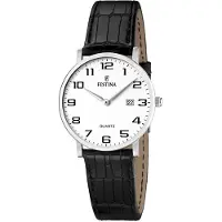 Festina Montre femme analogique à quartz en cuir classique Montre UF16477/1