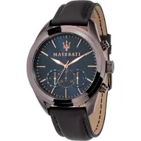 Maserati Montre à affichage analogique marron