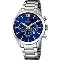 Festina Montre à affichage analogique bleu