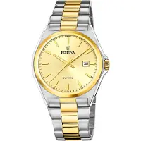 Festina Montre à affichage analogique champagne