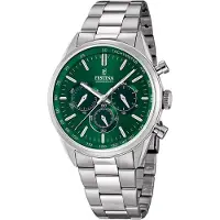 Festina Montre à affichage analogique vert