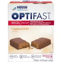 Nestle Optifast Riegel Cappuccino, 6X65 g