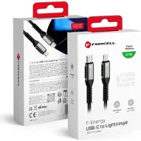 Forcell F-ENERGY C259 câble Type C vers Lightning PD 3A 27W Cafule 3 m noir