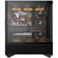 Darkflash - DY460 Black + 4 ventilateurs - Boîtiers informatiques