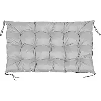 AIO Factory Coussin de jardin 120x80 cm pour banc de palette étanche gris clair
