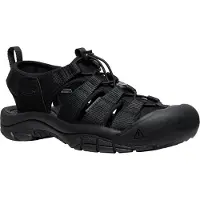 Keen - Sandales de marche - Newport H2 W Triple Black pour Femme en Nylon - Taille 37 - Noir
