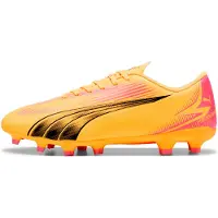 Puma Chaussures de sport Ultra Play FG/AG pour hommes, chaussures de football, couleur jaune, style décontracté