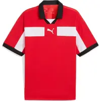 Puma T-Shirt fonctionnel 'TeamClassic' rouge / noir / blanc