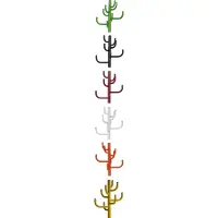 Jan Kurtz Portemanteau cactus, 8 patères, rouge