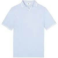 Garcia T-Shirt bleu clair / blanc
