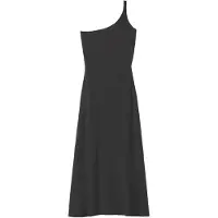 Balmohk 30000515 Asymetric Texture Sleeveless Midi Dress Noir L Femme
