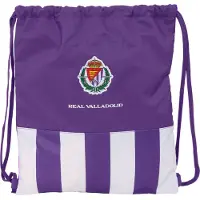 Safta Sac à dos avec sangles Real Valladolid C.F. Blanc Violet 35 x 40 x 1 cm