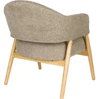 White Label Lounge Chair Indy Dark Brown