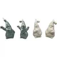 Saska Garden MIKOŁAJ ŚWIĄTECZNY CERAMICZNY BOMBKA 7,8 CM 1 szt