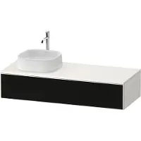 Duravit Zencha Meuble sous-lavabo sur console, 1300x550mm, 1 tiroir, 1 découpe à gauche, ZE4812L63840000