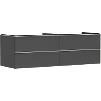 Hansgrohe Xelu Q Meuble sous-lavabo, 1560x550, 4 tiroirs, pour vasques à poser, sans découpe de siphon, 54091700