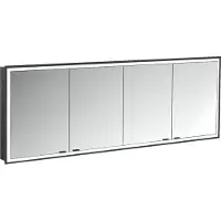 Emco prime Armoire de toilette avec éclairage, 2000 mm, 4 portes, modèle encastré, 949713599