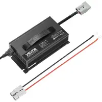 Vevor Chargeur Batterie Lithium LiFePO4 Intelligent 36 V 18 A 43,8 V CA CC avec Connecteur Anderson