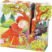 Goki Mini cubes puzzle, Famous Stories, + 3 ans,