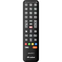 Meliconi 808061 EASYTEL 2 (Télécommande universelle, Infrarouge), Télécommande, Noir