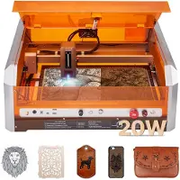 Vevor Graveur Laser 20 W Machine Gravure et Découpe Laser avec Caméra Intégrée