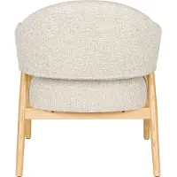 White Label Lounge Chair Indy Light Brown
