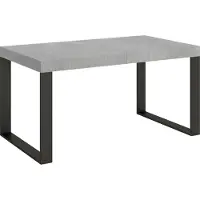 Itamoby Table Extensible 90X160/420 Cm Tecno Cemento Structure Anthracite